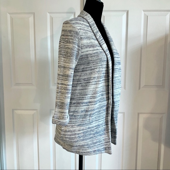 Oliver Bonas white and blue Sweater Cardigan - Picture 3 of 6